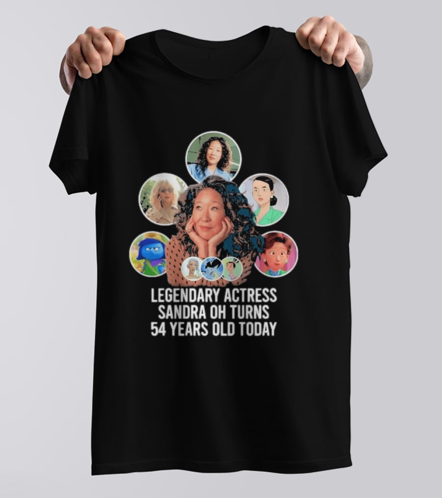 Legendary Actress Sandra Oh Turns 54 Years Old Today T-Shirt
