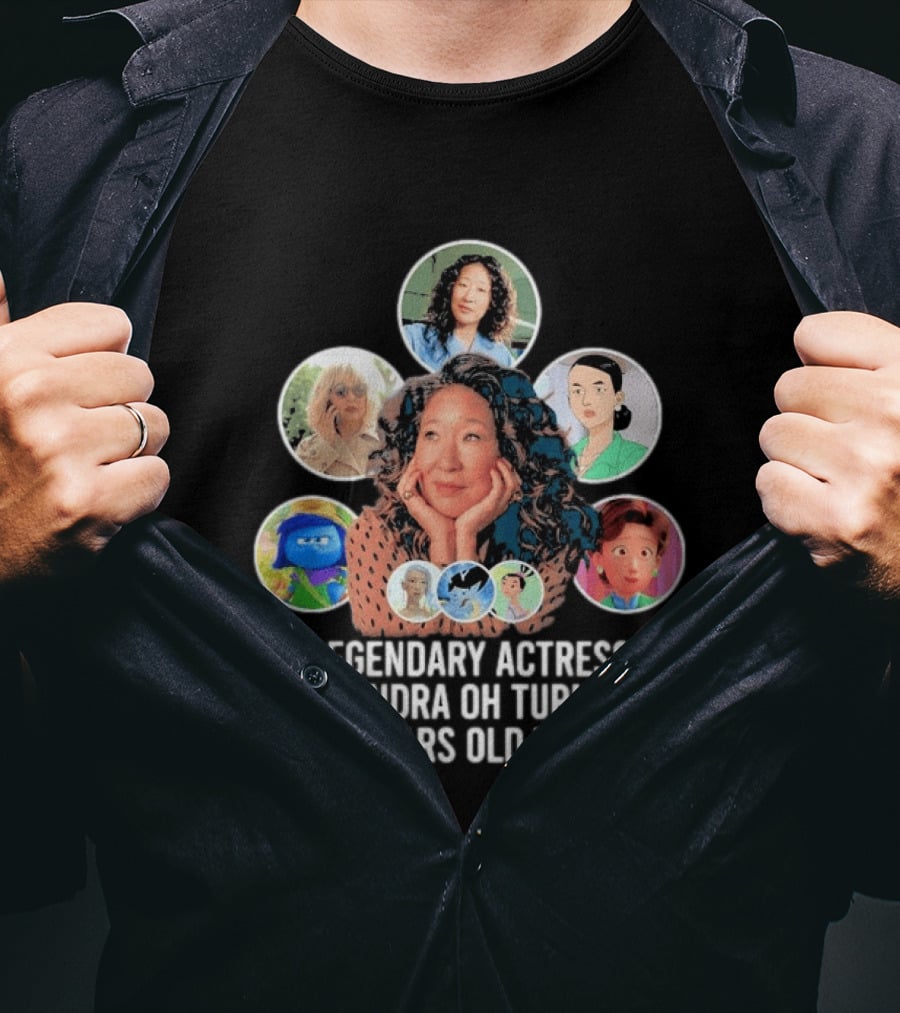Legendary Actress Sandra Oh Turns 54 Years Old Today T-Shirt