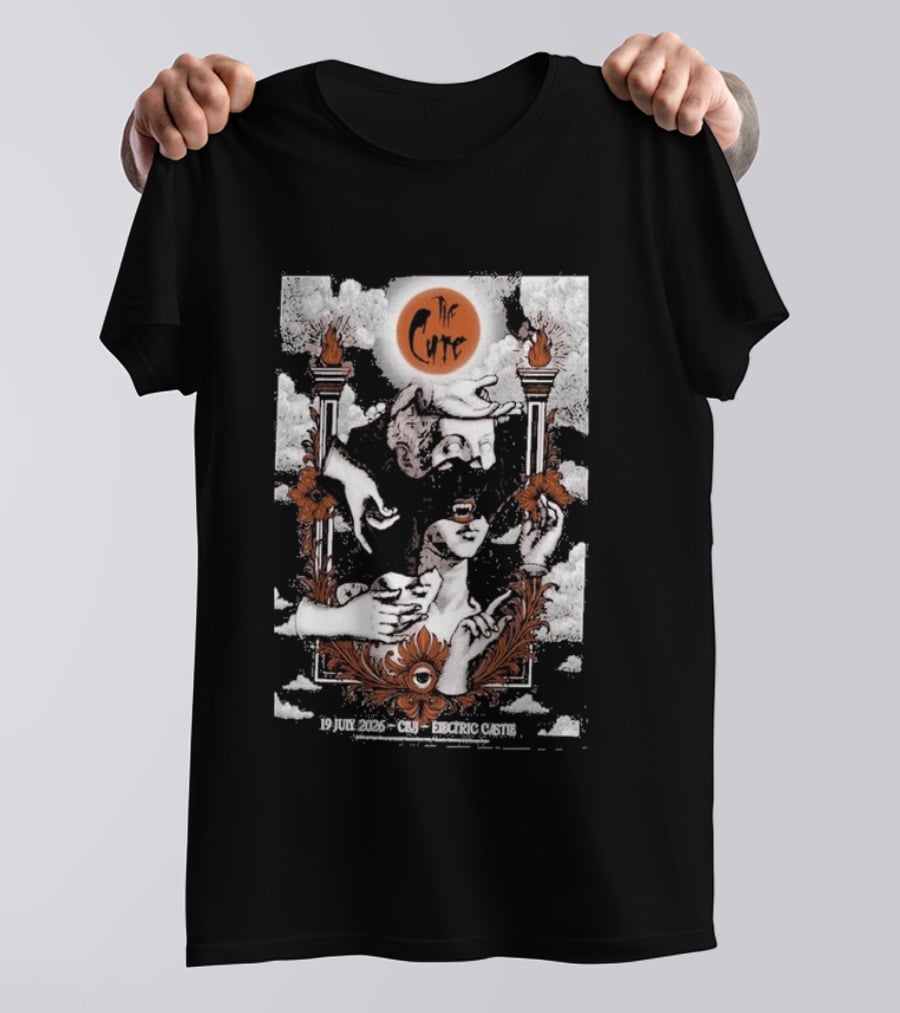 The Cure Electric Castle Cluj 19 June 2026 Limited Edition Event T-Shirt