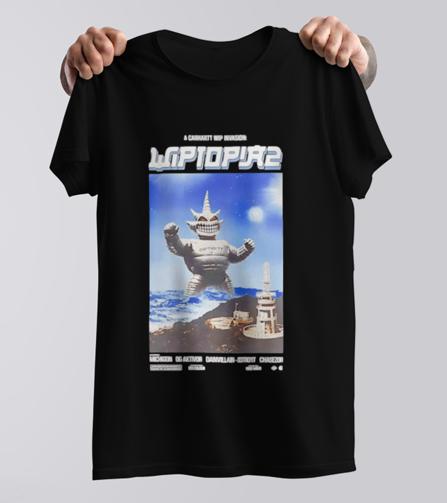 Carhartt WIP Invasion Wiptopia 2 Michigan OG Aktivor Danvillain D3tro1t Chasezor T-Shirt