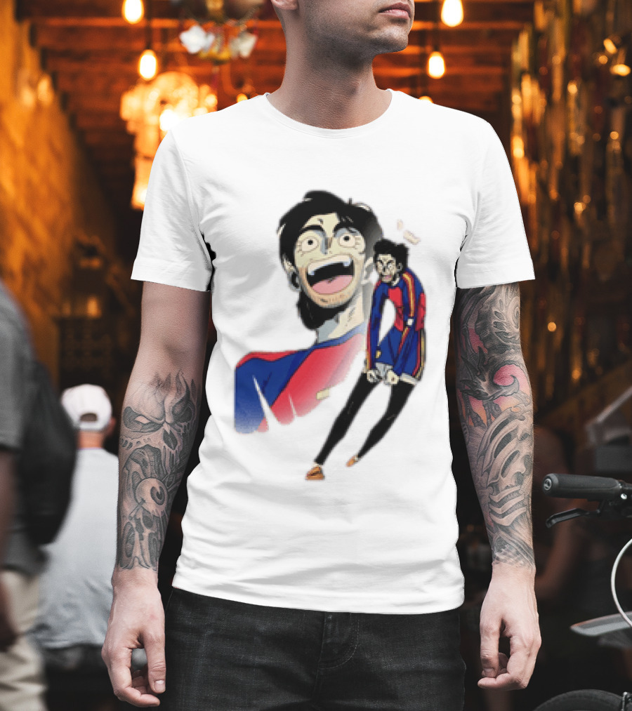 Ferran Torres Spain National Football Team Cartoon T-Shirt