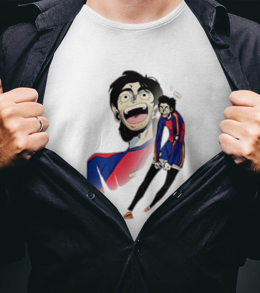 Ferran Torres Spain National Football Team Cartoon T-Shirt