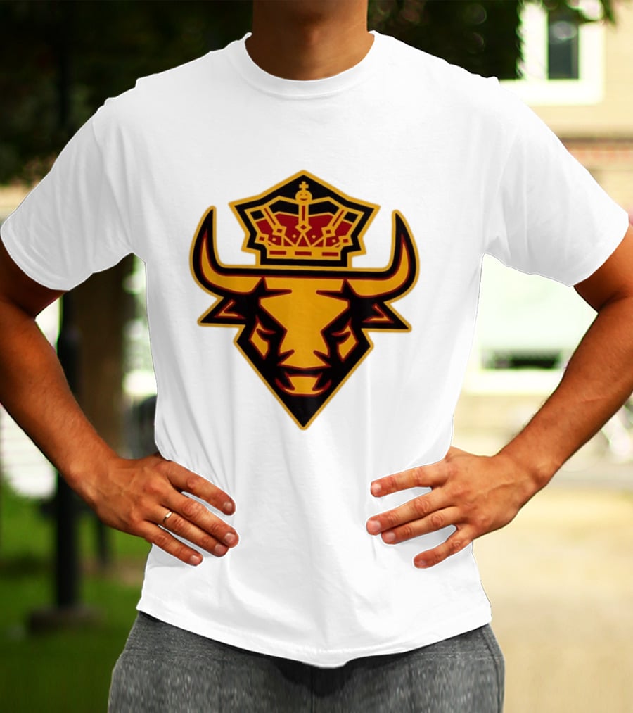 Spain Bull Emblem Royalty Team Crown T-Shirt