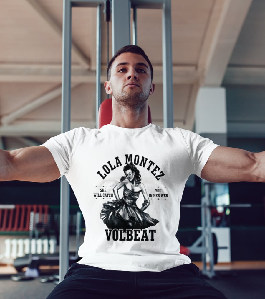 Lola Montez Volbeat Rock Music Tour Edition T-Shirt