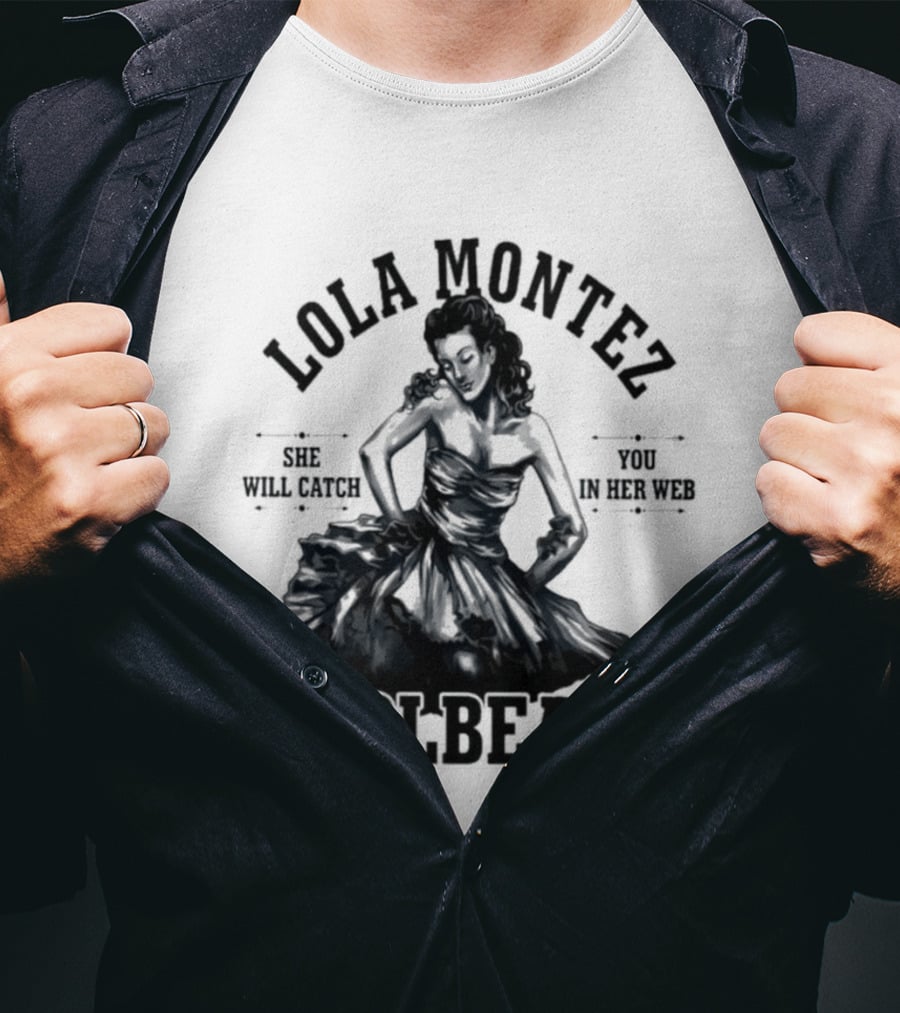 Lola Montez Volbeat Rock Music Tour Edition T-Shirt