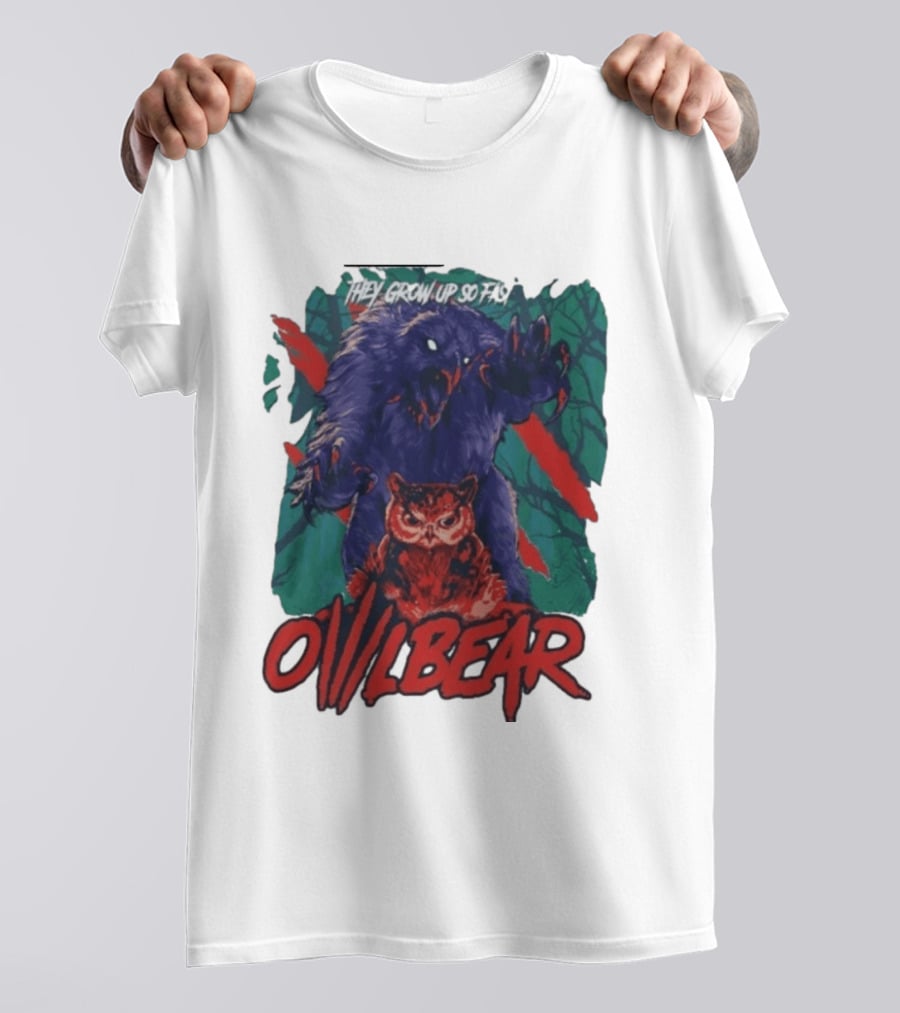They Grow Up So Fast Owlbear Fantasy Creature T-Shirt