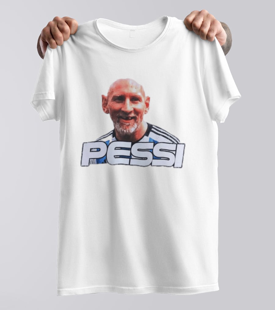 Pessi Lionel Messi Argentina National Team Jersey T-Shirt