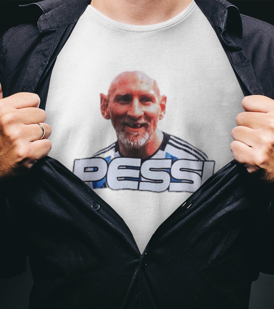 Pessi Lionel Messi Argentina National Team Jersey T-Shirt