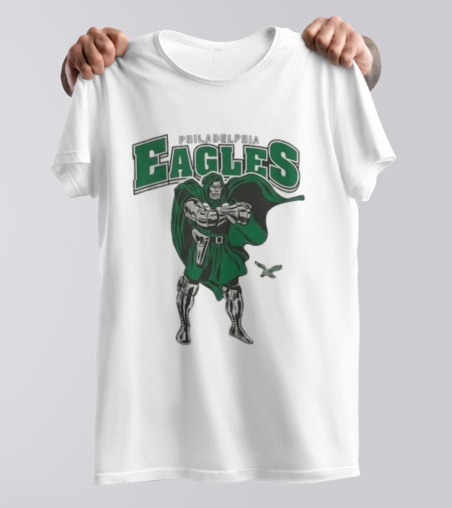 Philadelphia Eagles Doctor Doom 2026 Villain Collaboration T-Shirt