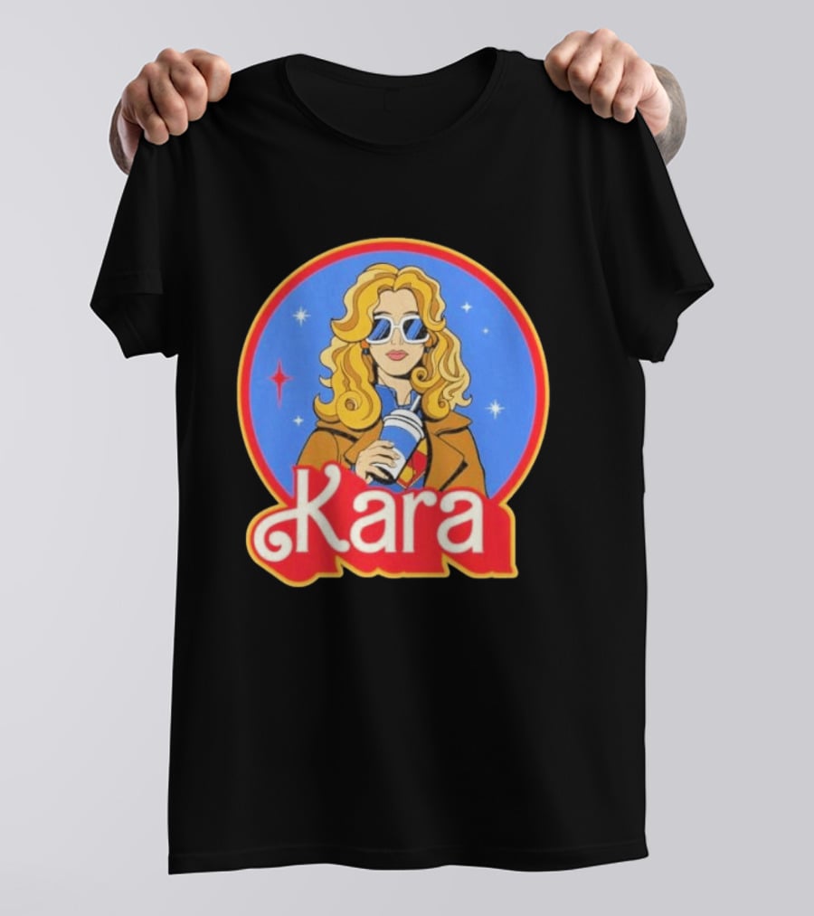 Kara 2026 Screencrush Sunglasses Coffee T-Shirt