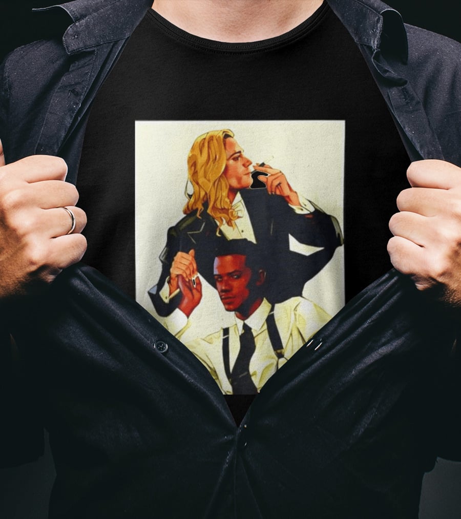 JMH Interview With The Vampire Lestat And Louis Smoking Portraits T-Shirt