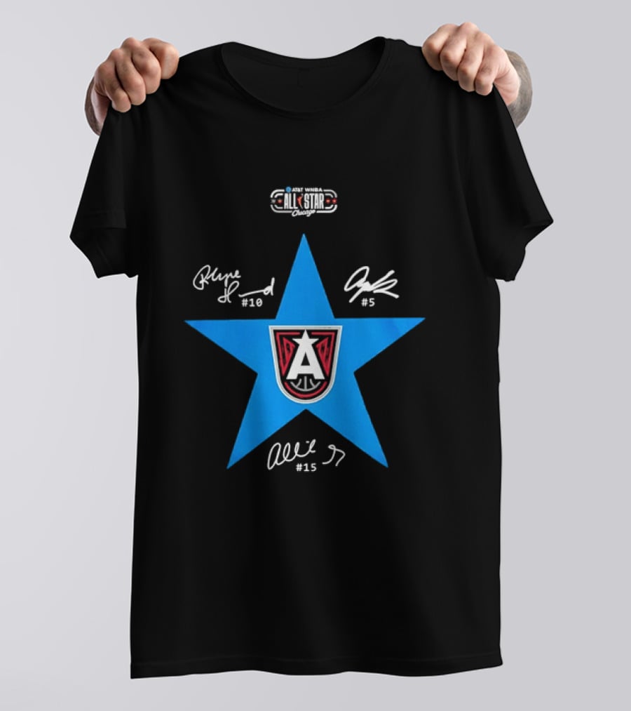 WNBA All Star Chicago Edition 2020 Signatures Star T-Shirt