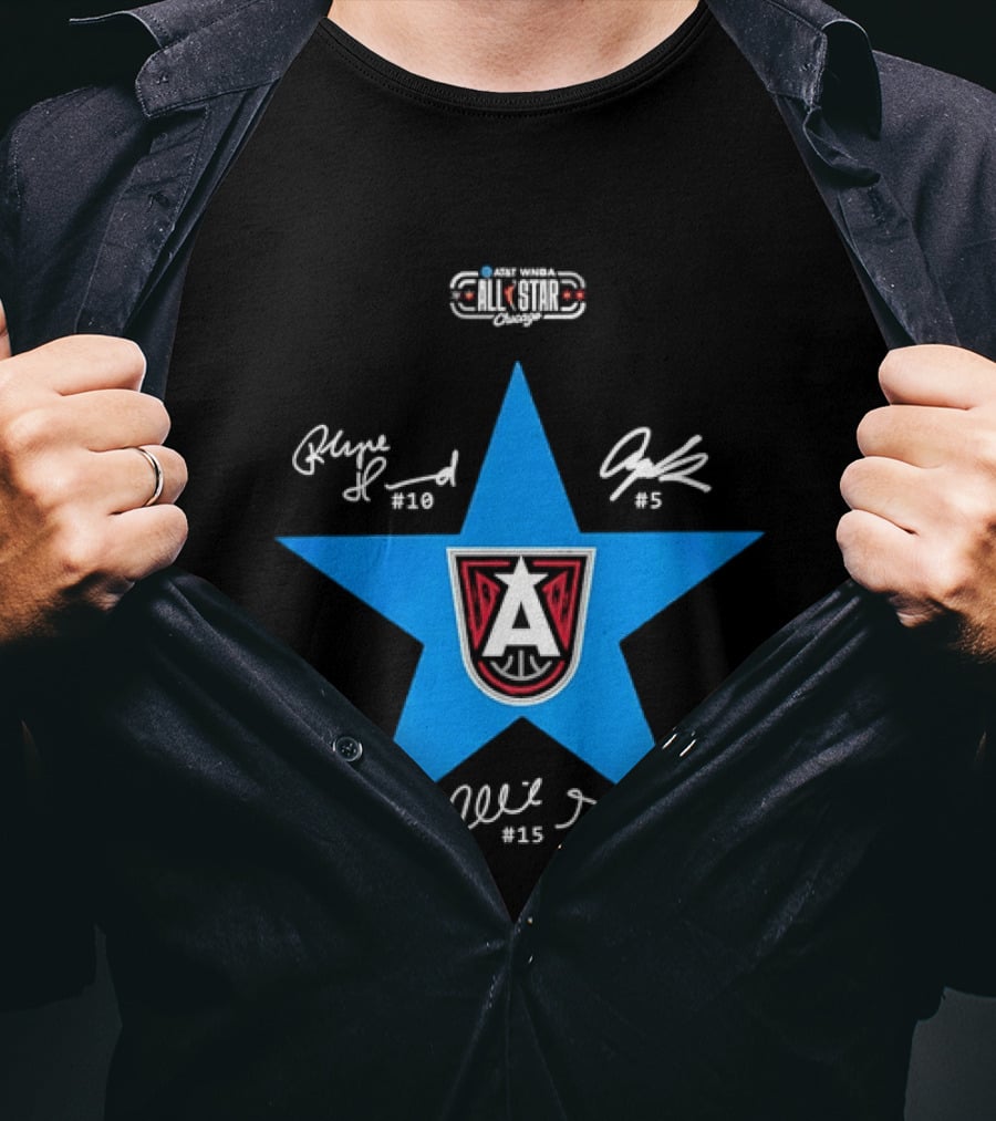 WNBA All Star Chicago Edition 2020 Signatures Star T-Shirt