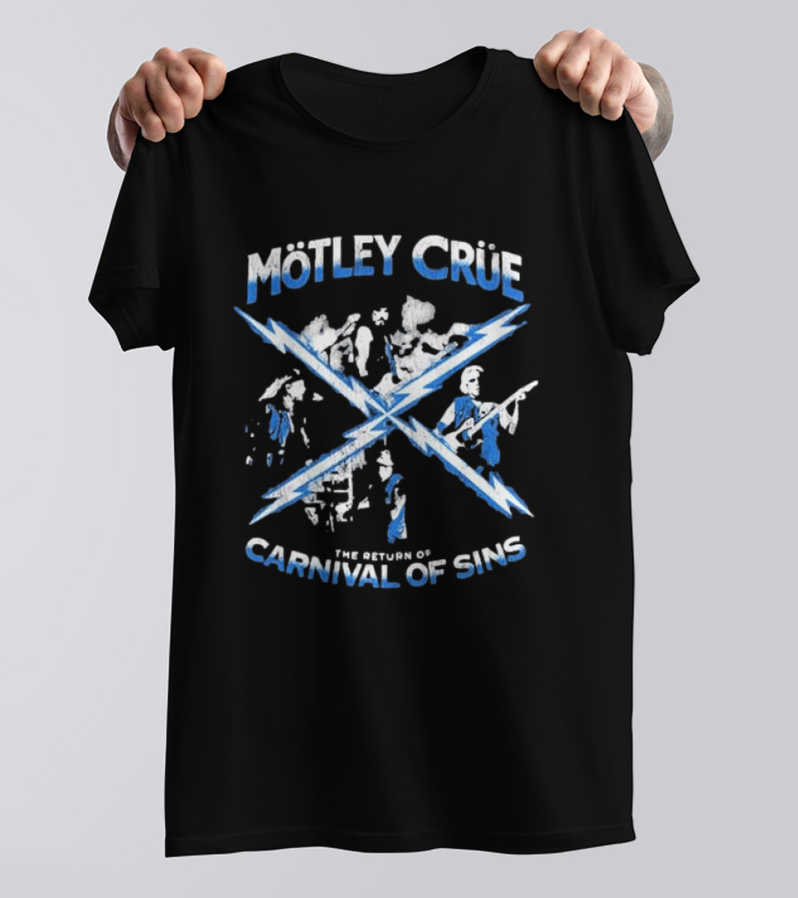 Mötley Crüe The Return Of Carnival Of Sins Tour 2026 North America T-Shirt