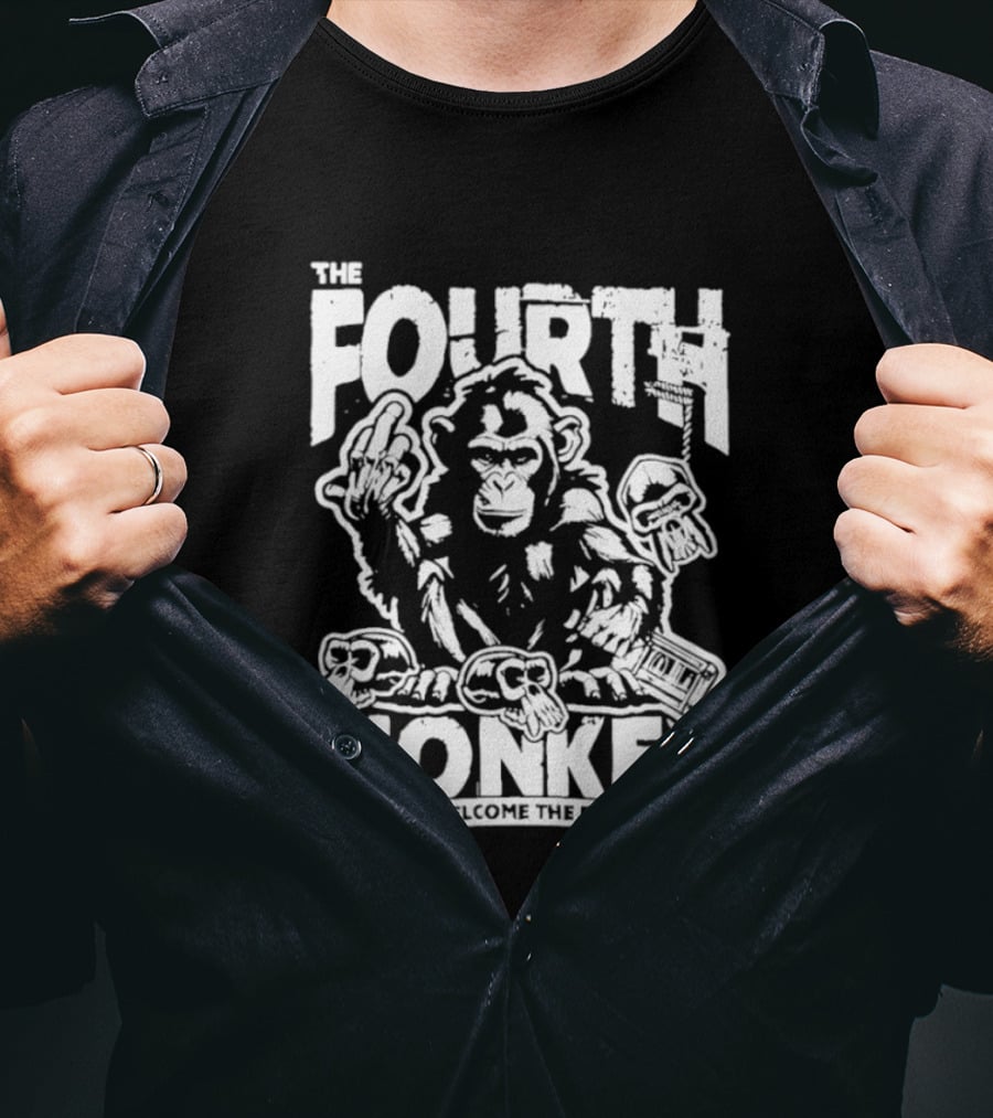The Fourth Monkey Welcome The Evil Chimpanzee T-Shirt