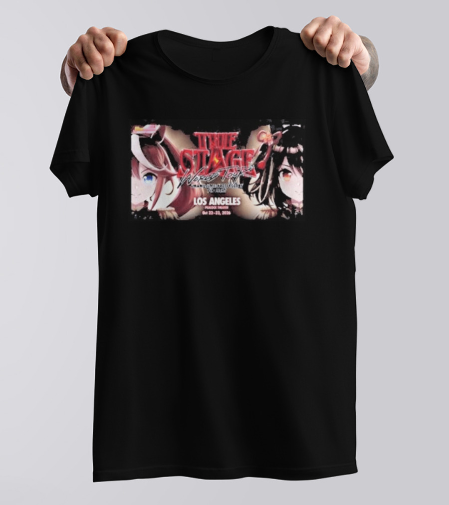 Umamusume Pretty Derby True Stage World Tour 2026 Los Angeles Peacock Theater Oct 22 23 T-Shirt