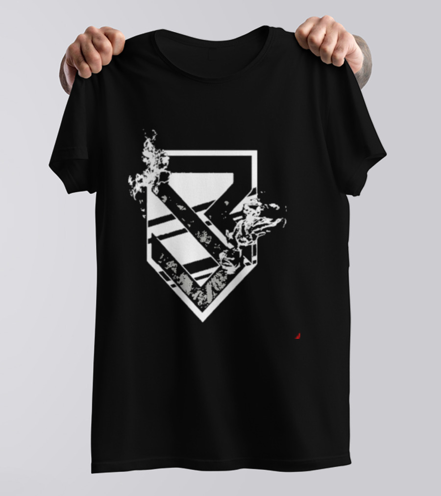 Tyrese Haliburton Seth Rollins Flames 2026 At Madison Square Garden Shield T-Shirt