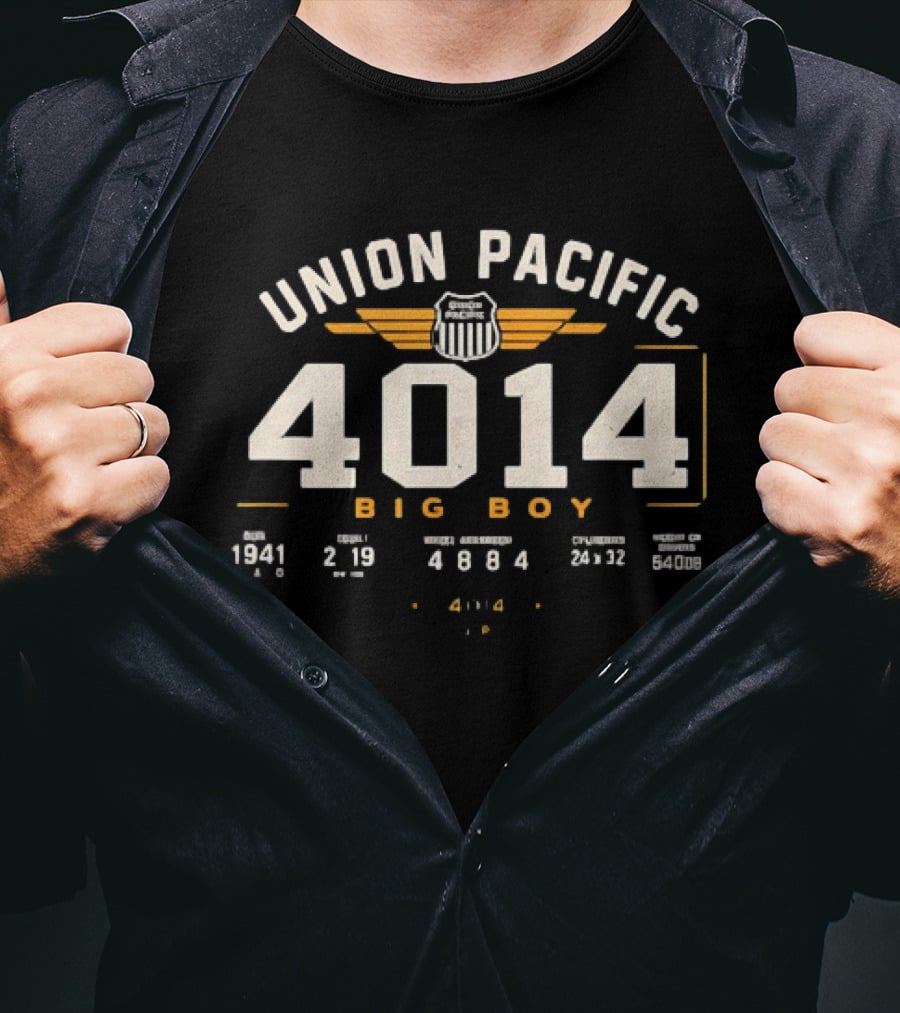 Union Pacific 4014 Big Boy 4 8 8 4 Train T-Shirt