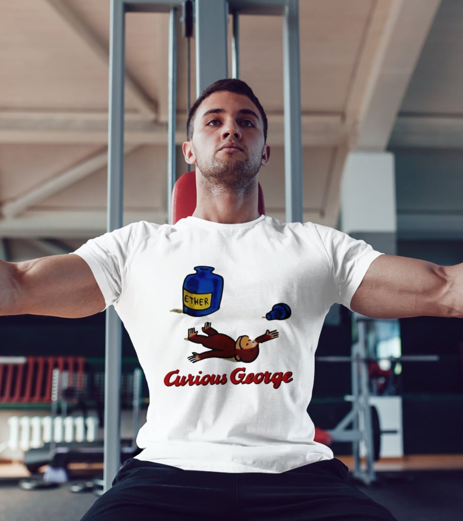 Curious George Ether Bottle Unconscious T-Shirt