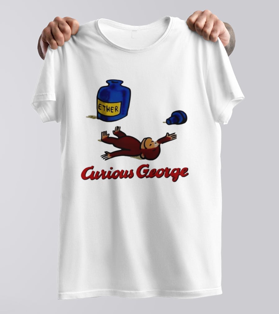 Curious George Ether Bottle Unconscious T-Shirt