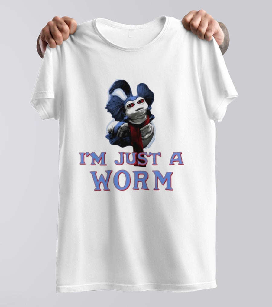 Labyrinth Movie Worm Character I'm Just A Worm T-Shirt