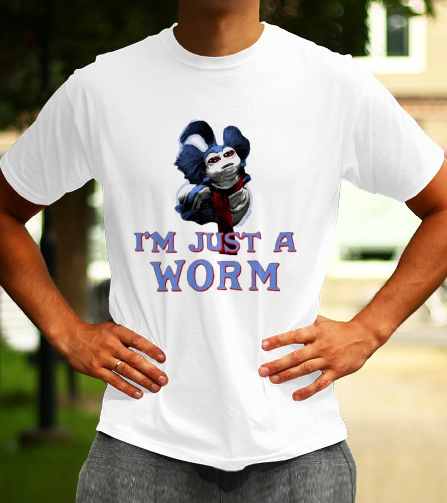 Labyrinth Movie Worm Character I'm Just A Worm T-Shirt