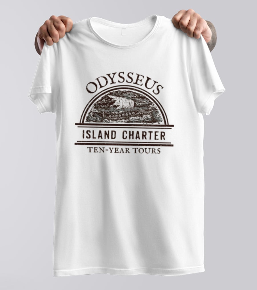 Odysseus Island Charter Ten Year Tours Travel Adventure T-Shirt