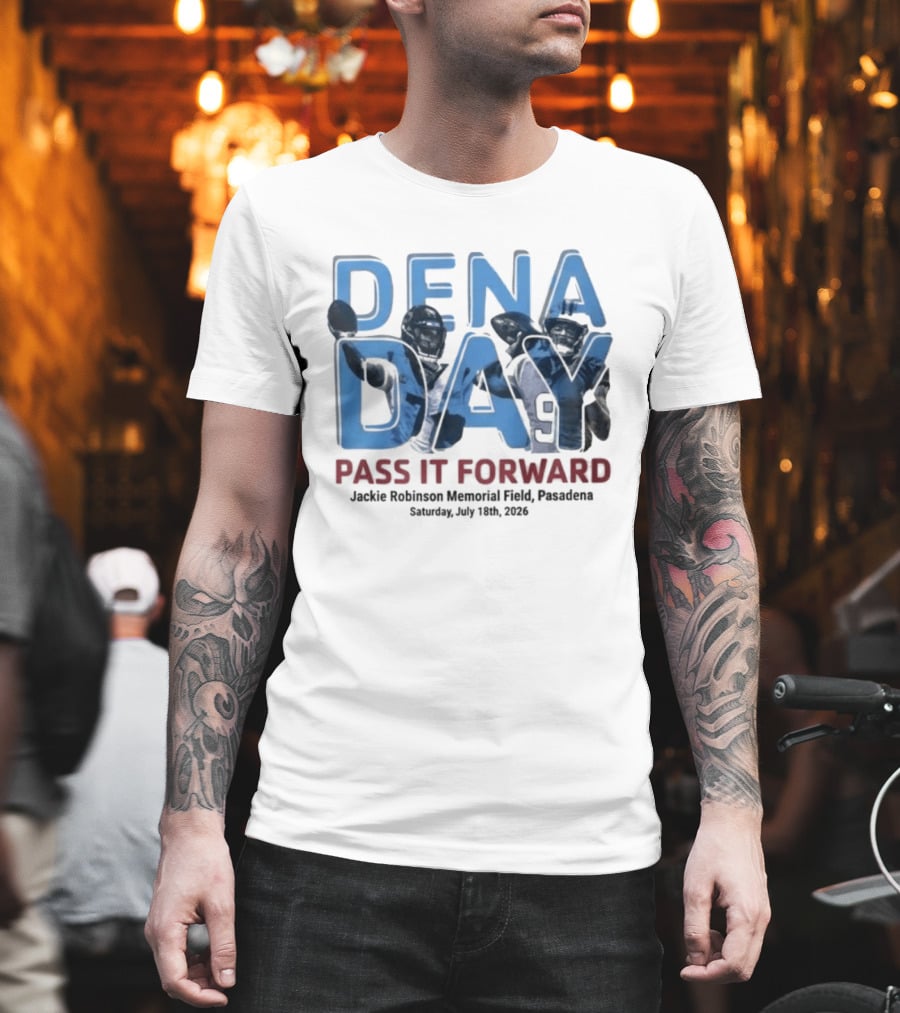 Panthers Dena Day 2026 Pass It Forward Jackie Robinson Memorial Field July 18th Pasadena T-Shirt
