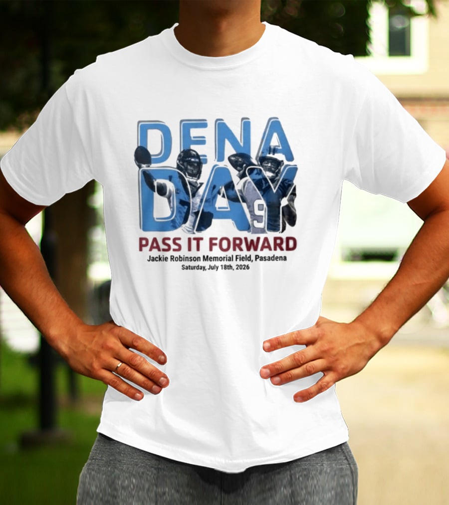 Panthers Dena Day 2026 Pass It Forward Jackie Robinson Memorial Field July 18th Pasadena T-Shirt