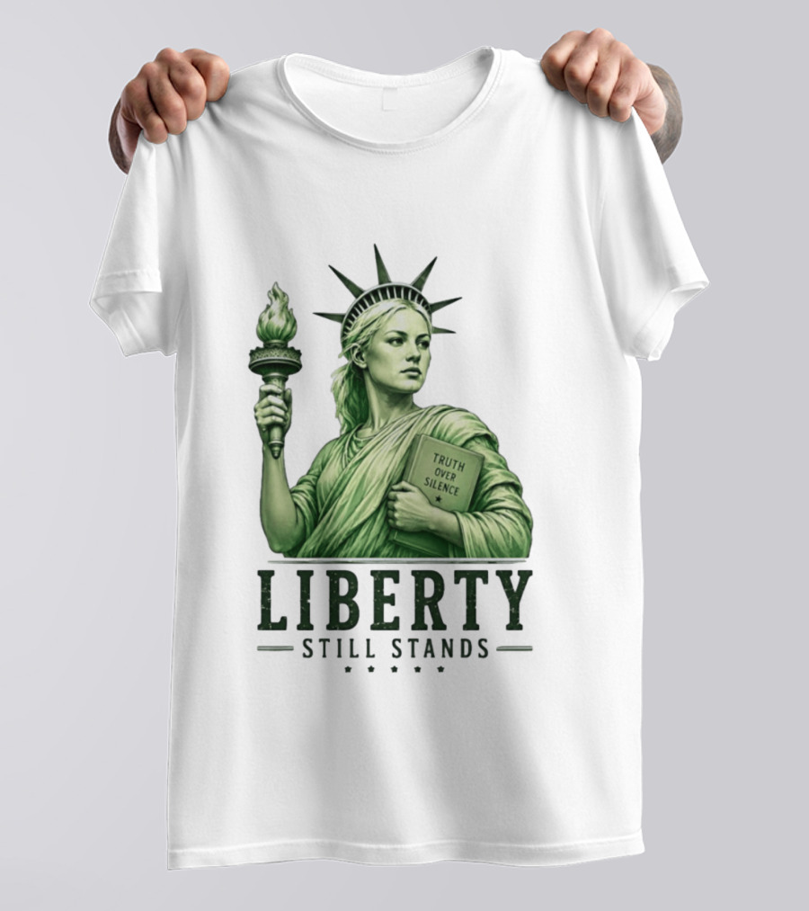 Sophie Cunningham Liberty Truth Over Silence Statue Still Stands T-Shirt