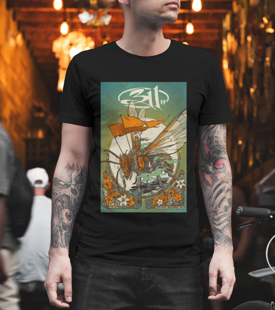 311 Concert Holmdel NJ July 23 2026 Insect T-Shirt