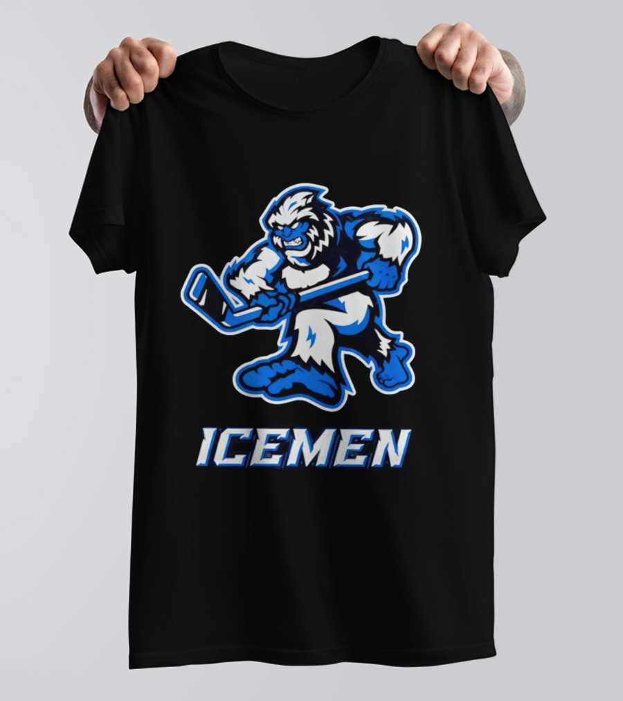 Icemen Yeti Hockey Player T-Shirt