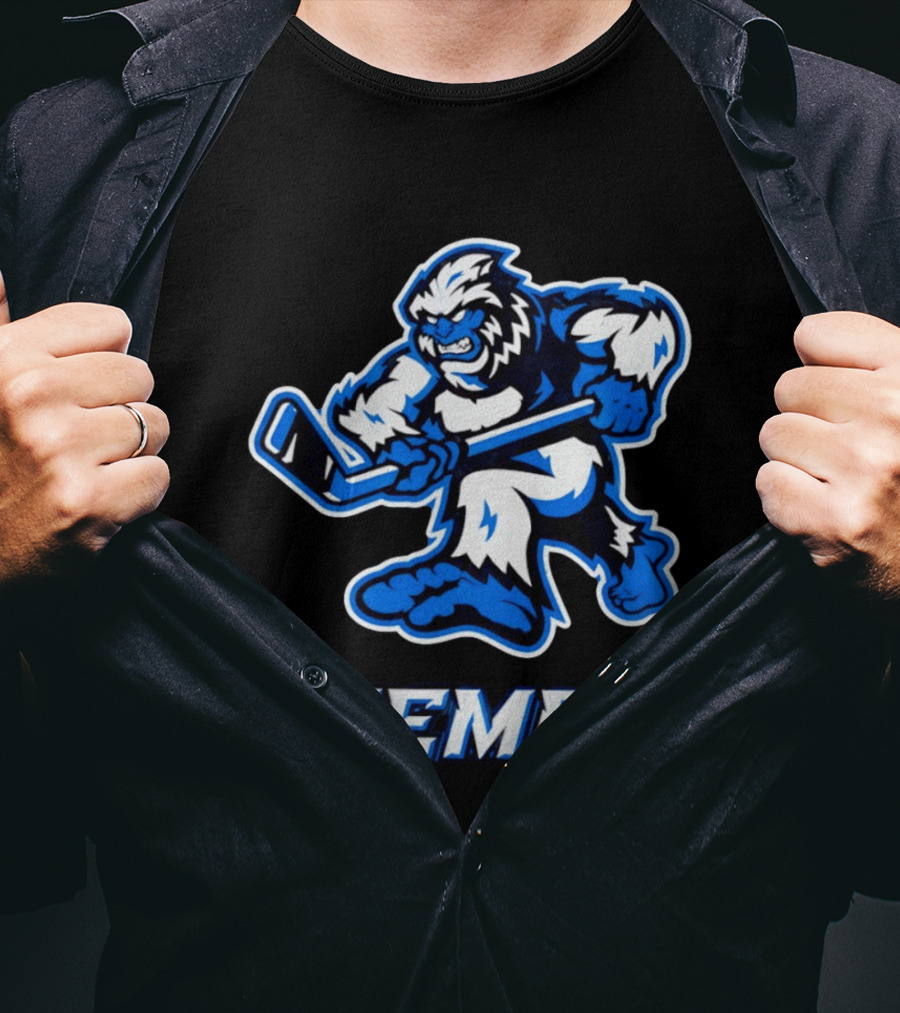 Icemen Yeti Hockey Player T-Shirt