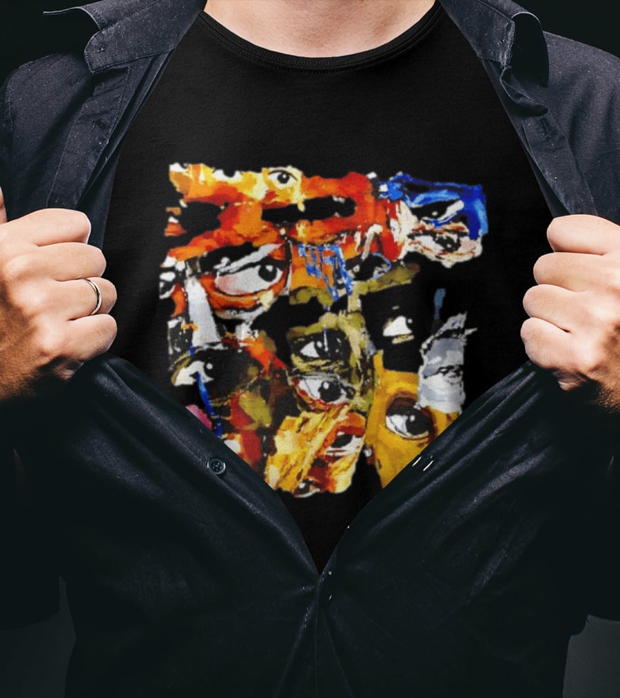 J Cole 4 Your Eyez Only Album Cover Collage Eyes Music T-Shirt