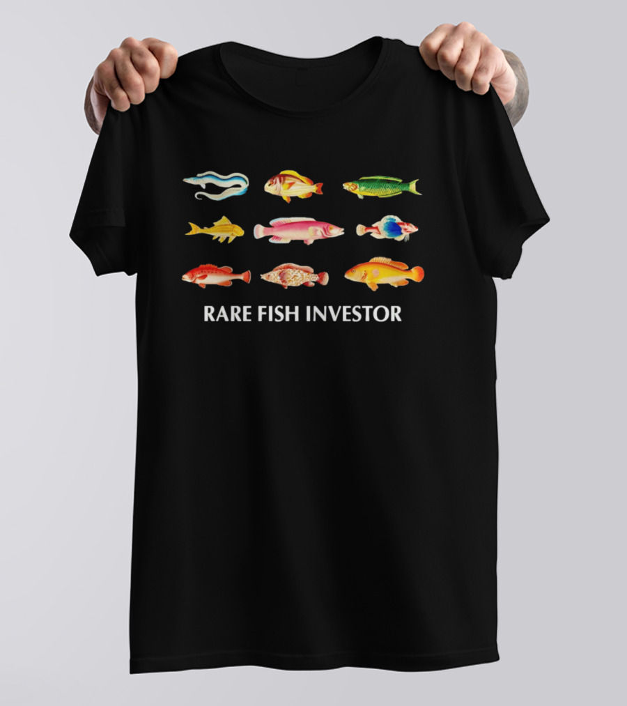 Rare Fish Investor Colorful Aquatic Collection T-Shirt