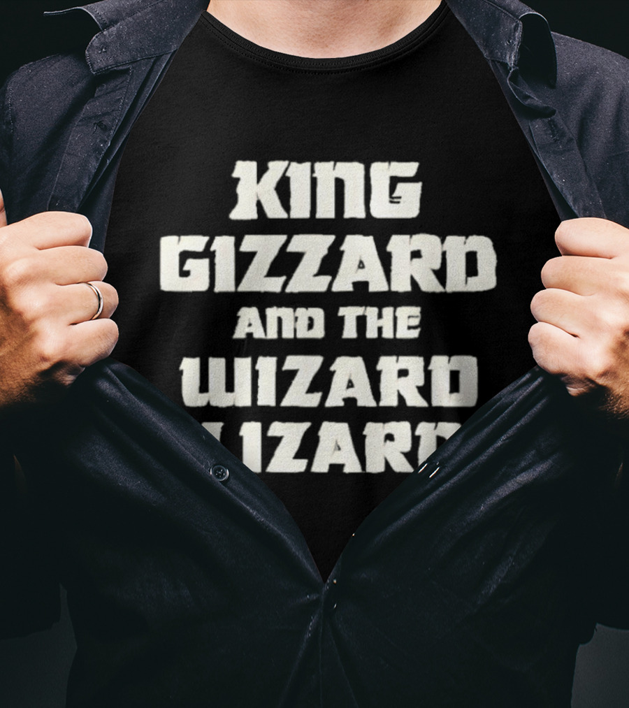 King Gizzard And The Wizard Lizard Fan Merchandise Popular Music Band Collectible T-Shirt
