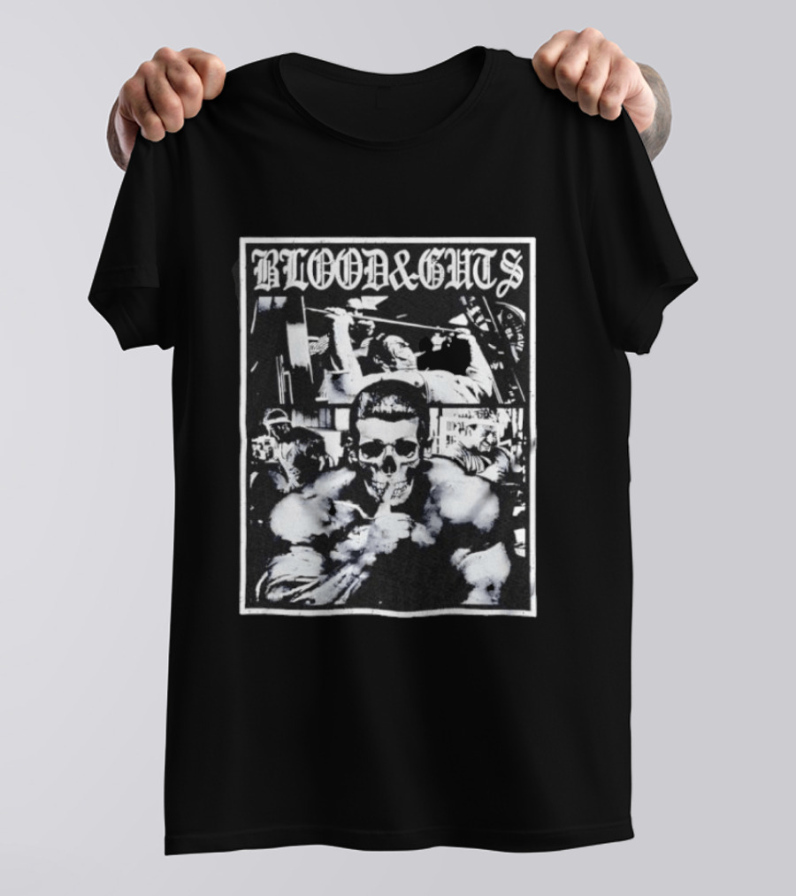Blood And Guts Bodybuilding Training Dorian Yates Gym Workout Fitness T-Shirt