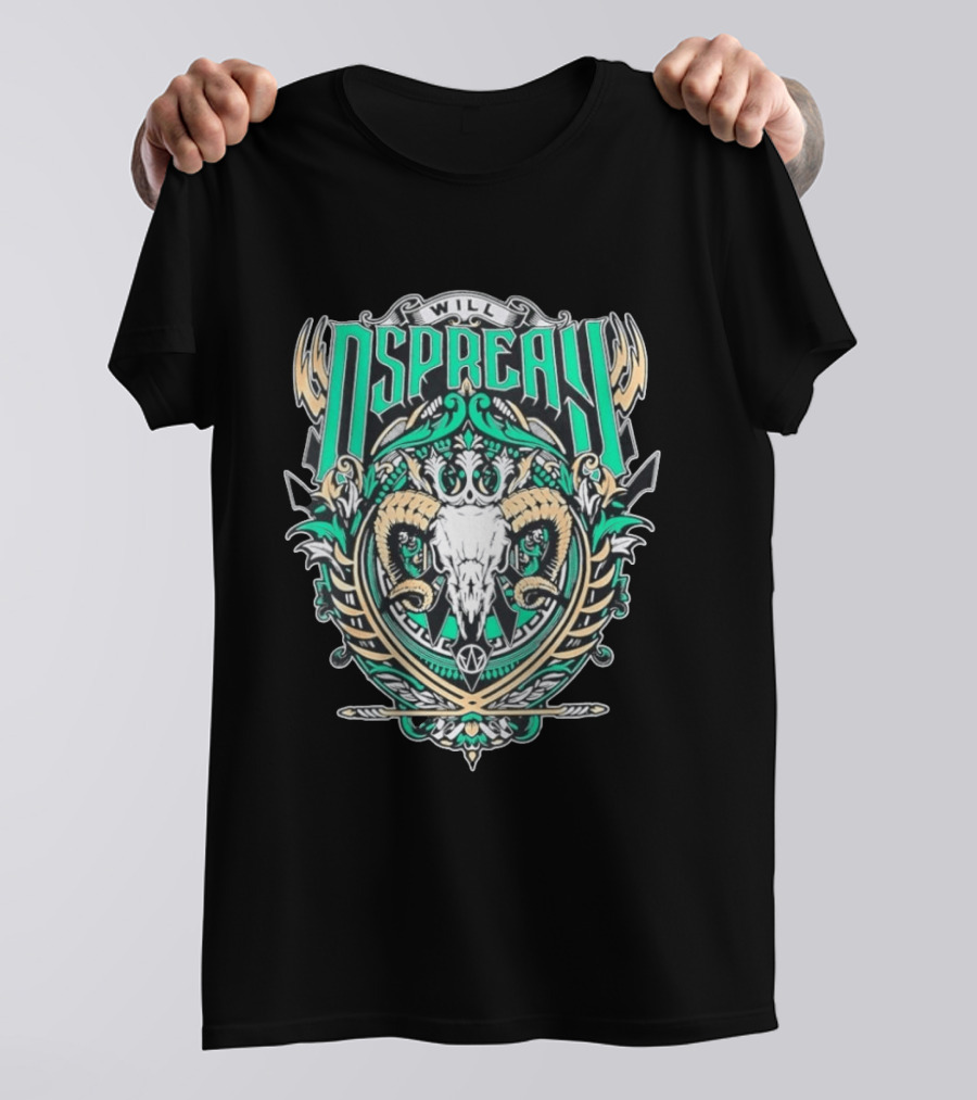 Will Ospreay Ram Skull Crest Vortex T-Shirt