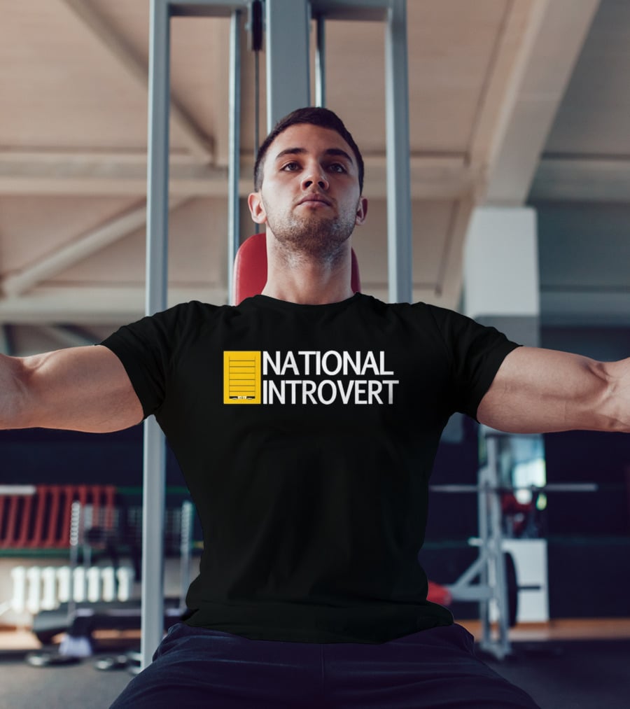 National Introvert Social Anxiety Humor T-Shirt