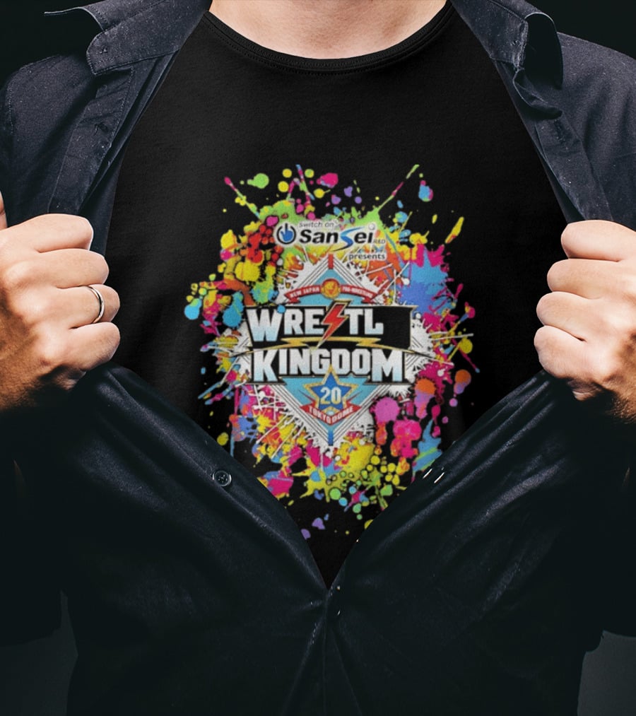 New Japan Pro Wrestling Wrestle Kingdom 20 Tokyo Dome Sansei Presents T-Shirt