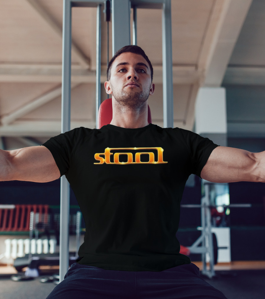 Stool Gold Minimalist Shiny Glowing T-Shirt