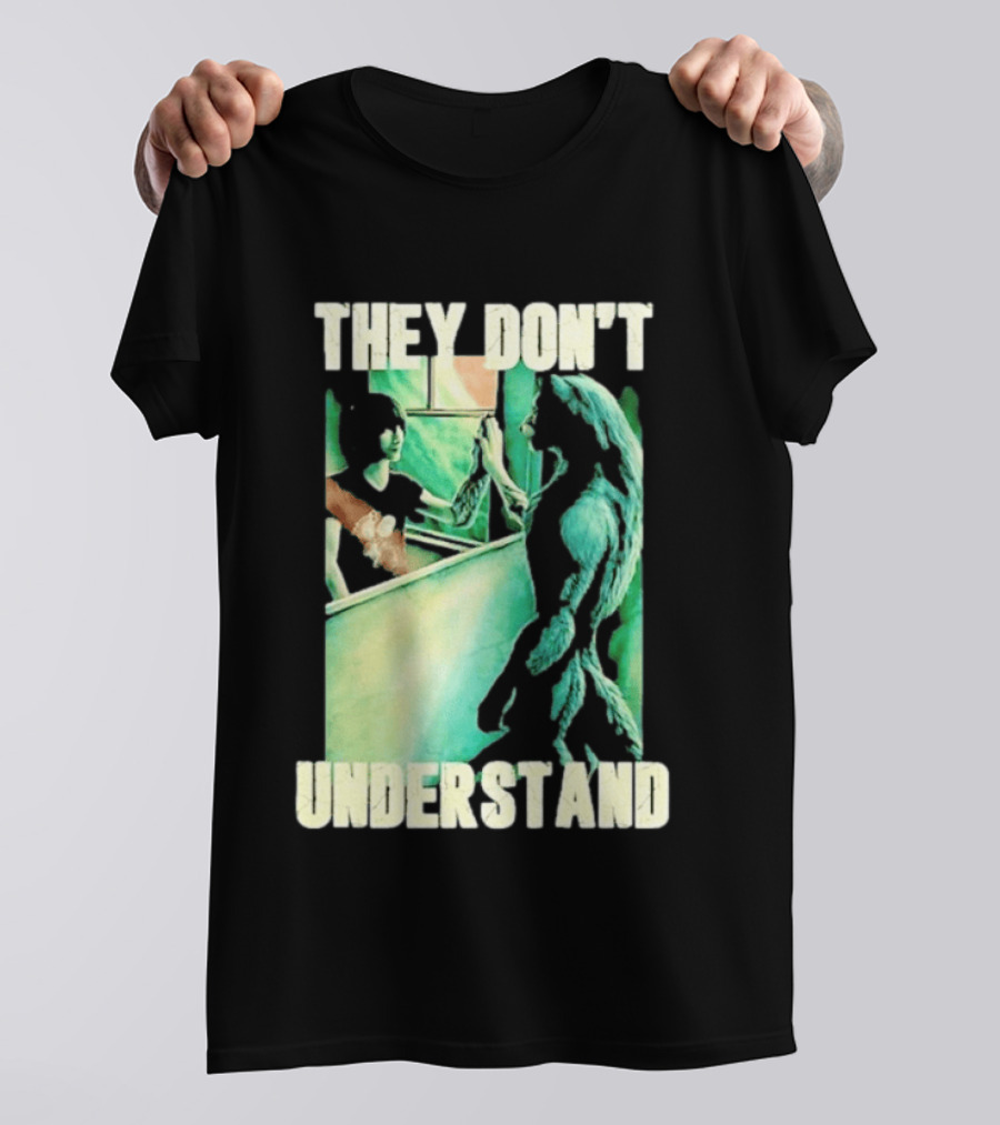 They Don't Understand Werewolf Mirror Reflection T-Shirt