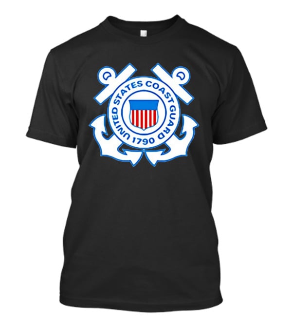 United States Coast Guard Emblem 1790 USCG Anchors Insignia T-Shirt