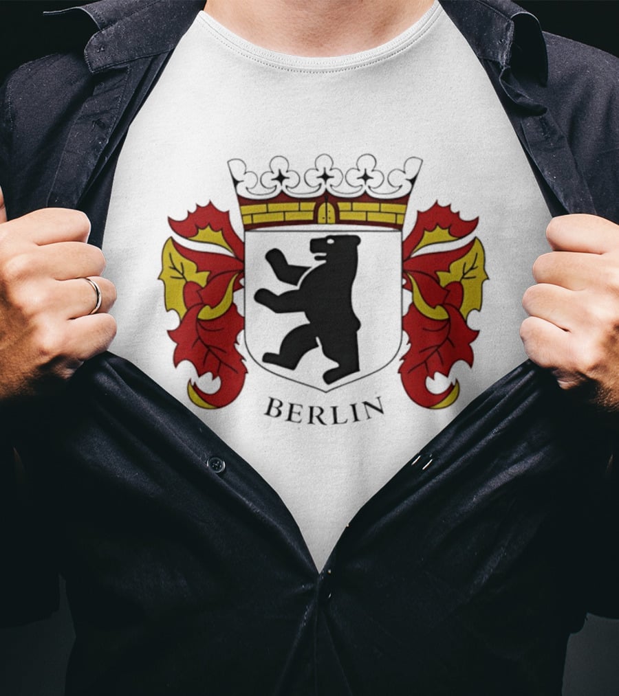 Berlin Coat Of Arms Bear Crest German City T-Shirt