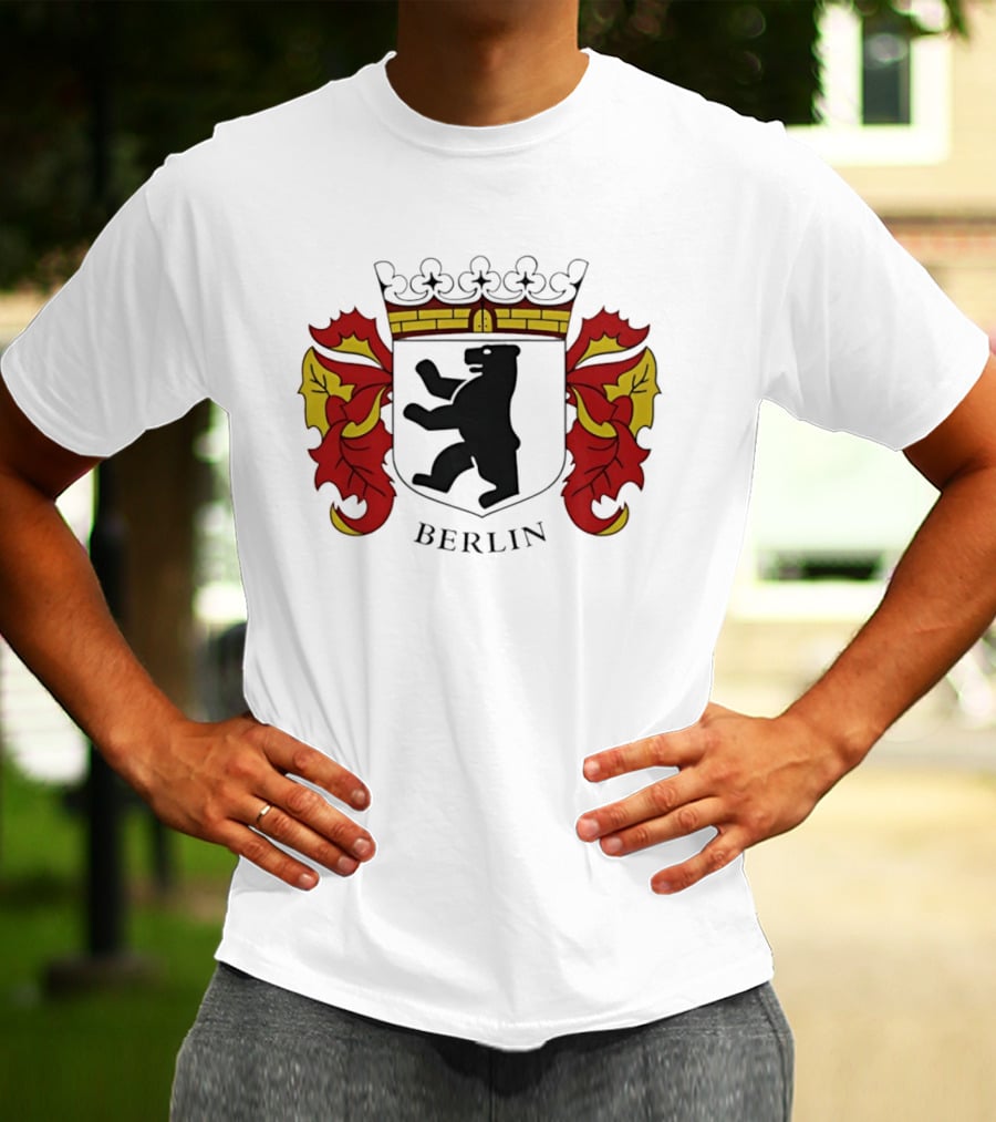 Berlin Coat Of Arms Bear Crest German City T-Shirt