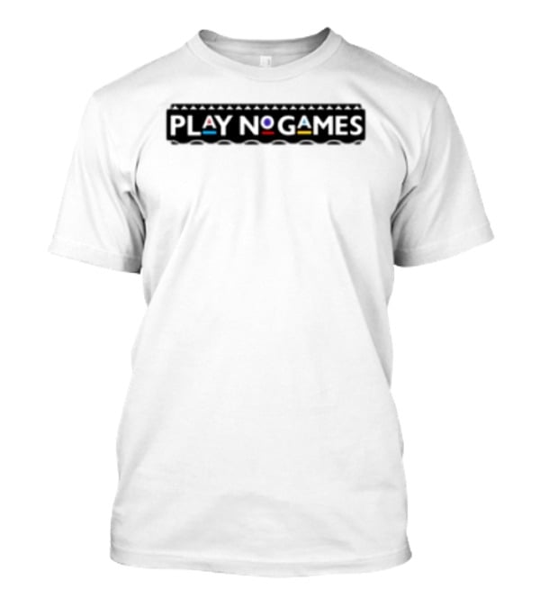 Big Sean Store Play No Games Iconic Text Block With Unique Letter T-Shirt
