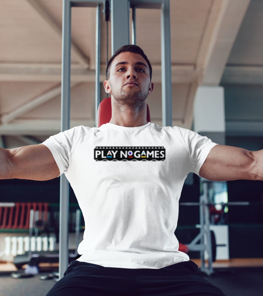 Big Sean Store Play No Games Iconic Text Block With Unique Letter T-Shirt