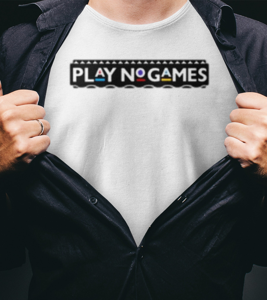 Big Sean Store Play No Games Iconic Text Block With Unique Letter T-Shirt