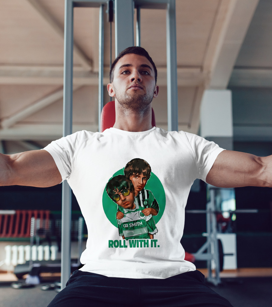 Oasis Roll With It CR Smith Celtic Football Club T-Shirt