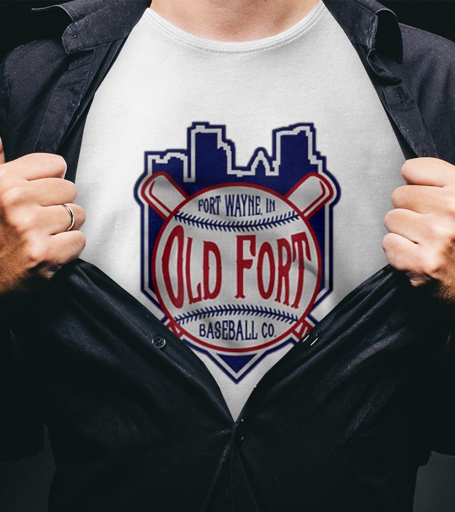 Fort Wayne IN Old Fort Baseball Co Indiana T-Shirt